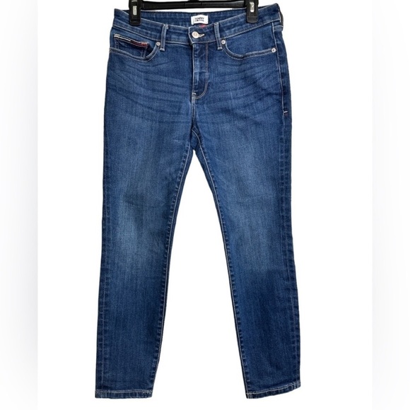 Tommy Hilfiger Mid Rise Skinny Ankle Jeans Size 6 - Picture 1 of 10